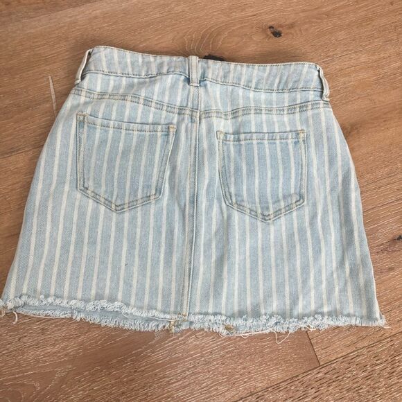 PacSun denim striped skirt 24 - Picture 3 of 8